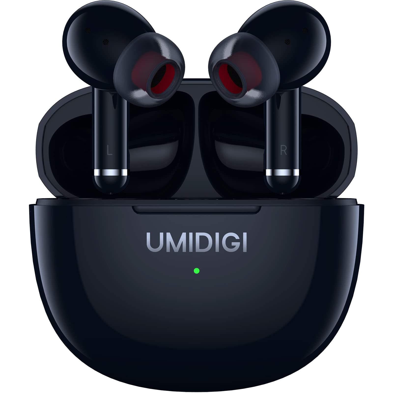 UMIDIGI AirBuds Pro Hybrid Active Noise Cancelling Wireless Earbuds with 6 Mics, Bluetooth 5.0 in-Ear Headphones, Transparency Mode, Deep Bass, 5 Size Ear Tips - Perfect for Workout, Commuting & Travel