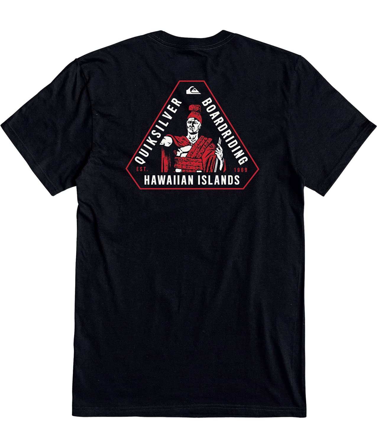 Quiksilver Men's Hi Island Triad Tee - Comfortable Short Sleeve Graphic T-Shirt for Casual Wear & Surfing | Perfect for Beach, Street Style & Summer Outfits