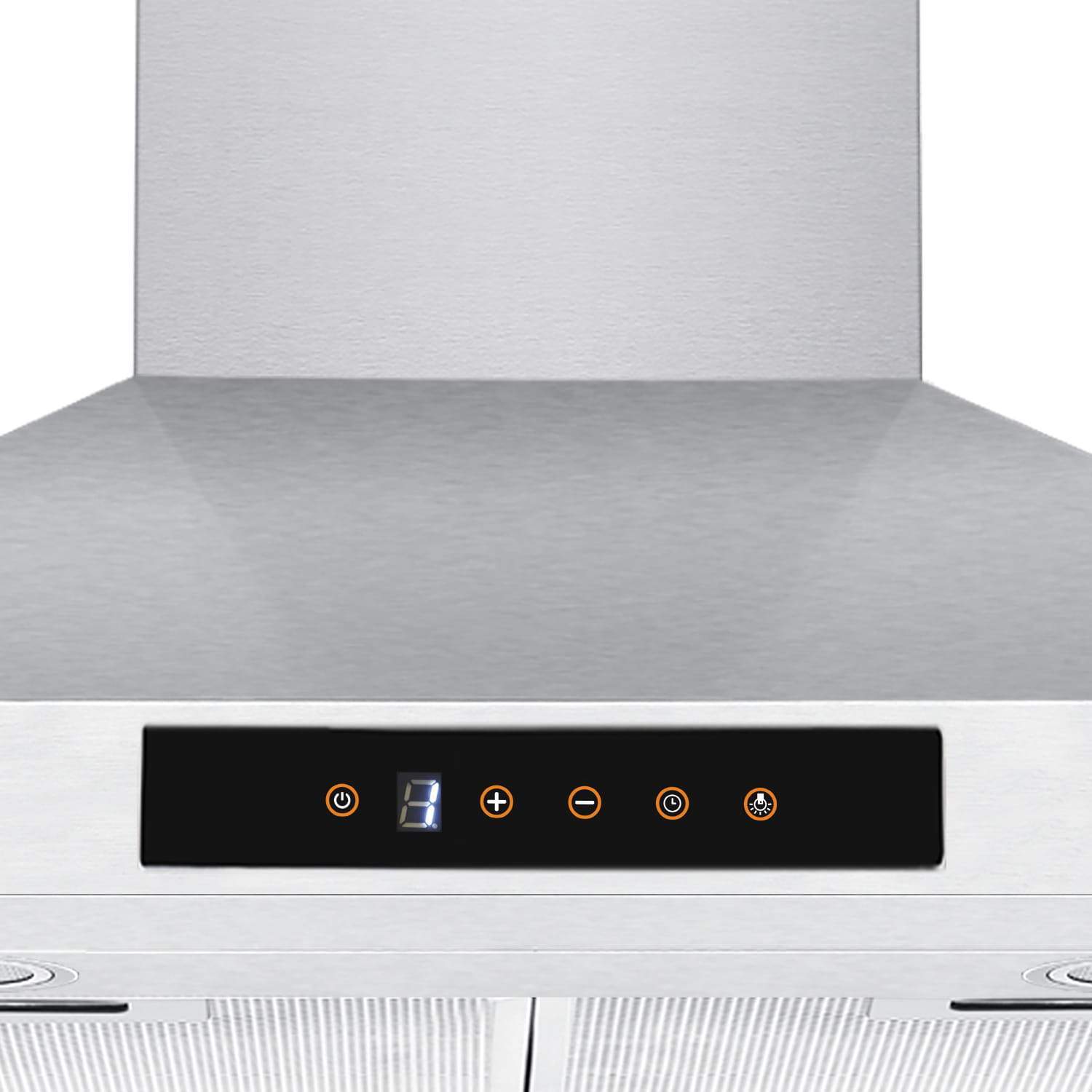 CIARRA 30 Inch Wall Mount Range Hood - 3 Speed Extraction, 400 CFM, Stainless Steel Kitchen Vent Hood for Stove, Oven, Cooktop - Perfect for Modern Home Kitchen & Restaurant Use (Model CAS75206 OW)