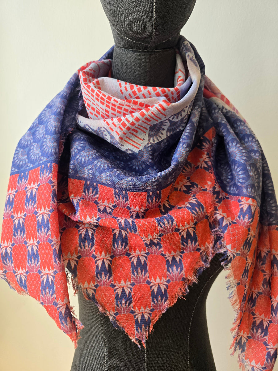 Premium Soft Cotton Scarf for Women - Lightweight Breathable Fashion Accessory - Perfect for Travel, Office & Casual Outfits