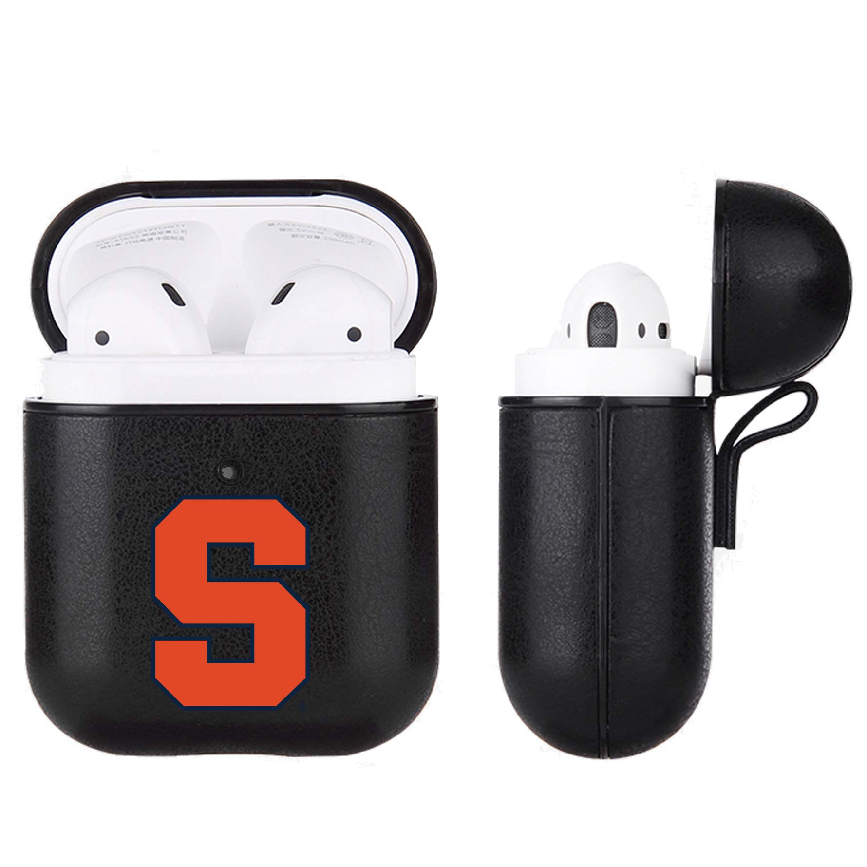NCAA Leather Case for Apple AirPods - Durable Protective Cover with Team Logo, Perfect for Sports Fans & Everyday Use