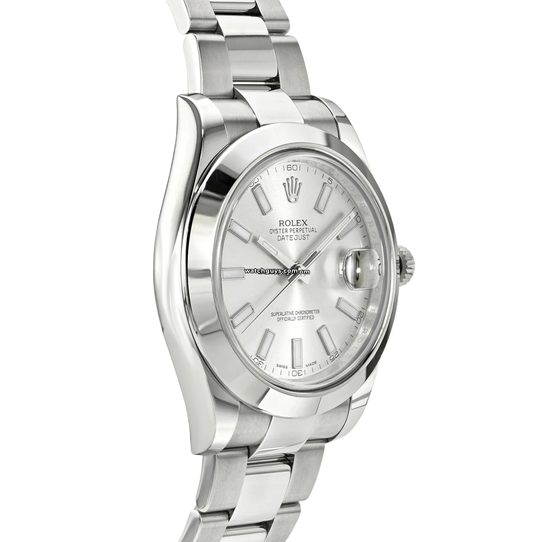Rolex Datejust 116300 Stainless Steel Silver Dial Men's Watch - Perfect for Business Meetings & Formal Events
