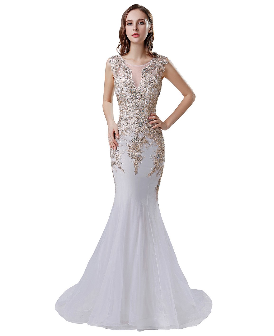 Elegant Long Lace Mermaid Prom Dress for Women - Sexy Formal Evening Gown 2023 - Perfect for Prom Night, Homecoming, Wedding Guest & Special Occasions