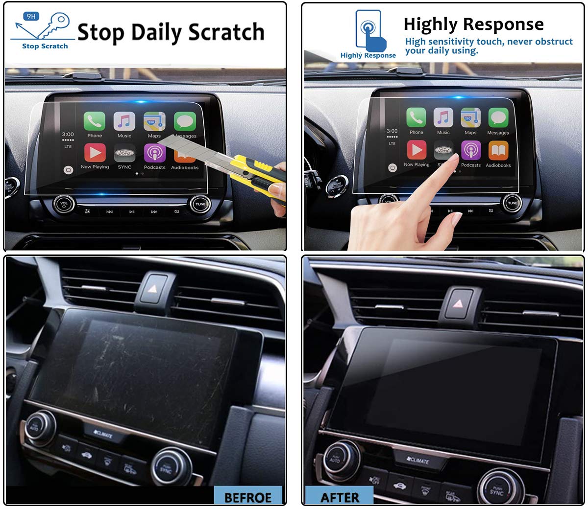 2021 SYNC 3 Upgrade Kit for 2014 Ford C-Max - Replace SYNC 2 with SYNC 3.4 MyFord Touch (MFT) | 8
