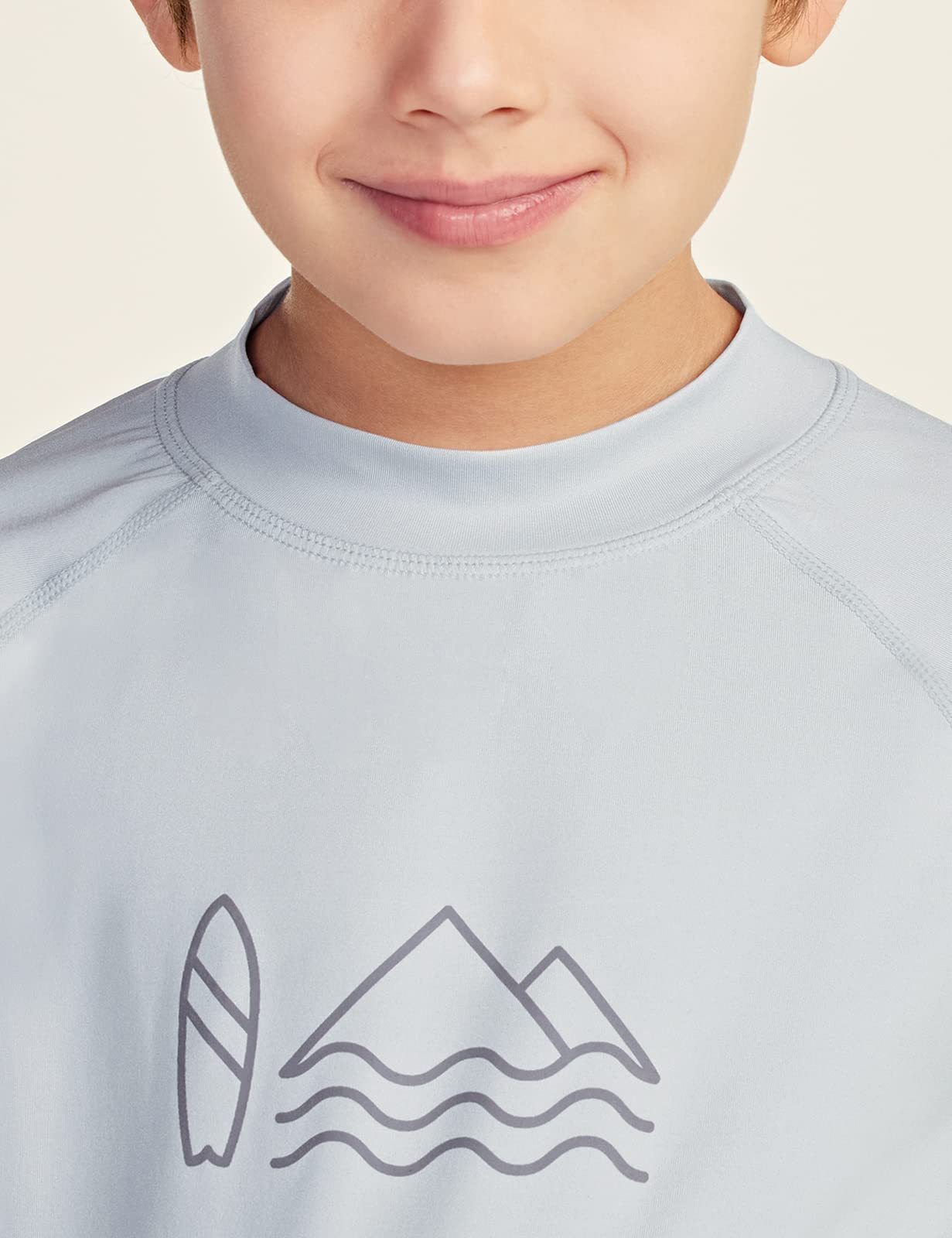 TSLA UPF 50+ Kids Sun Protection Rash Guard - Short Sleeve UV Swim Shirt for Boys & Girls - SPF Surf & Water Shirt for Swimming, Beach, Pool & Outdoor Activities