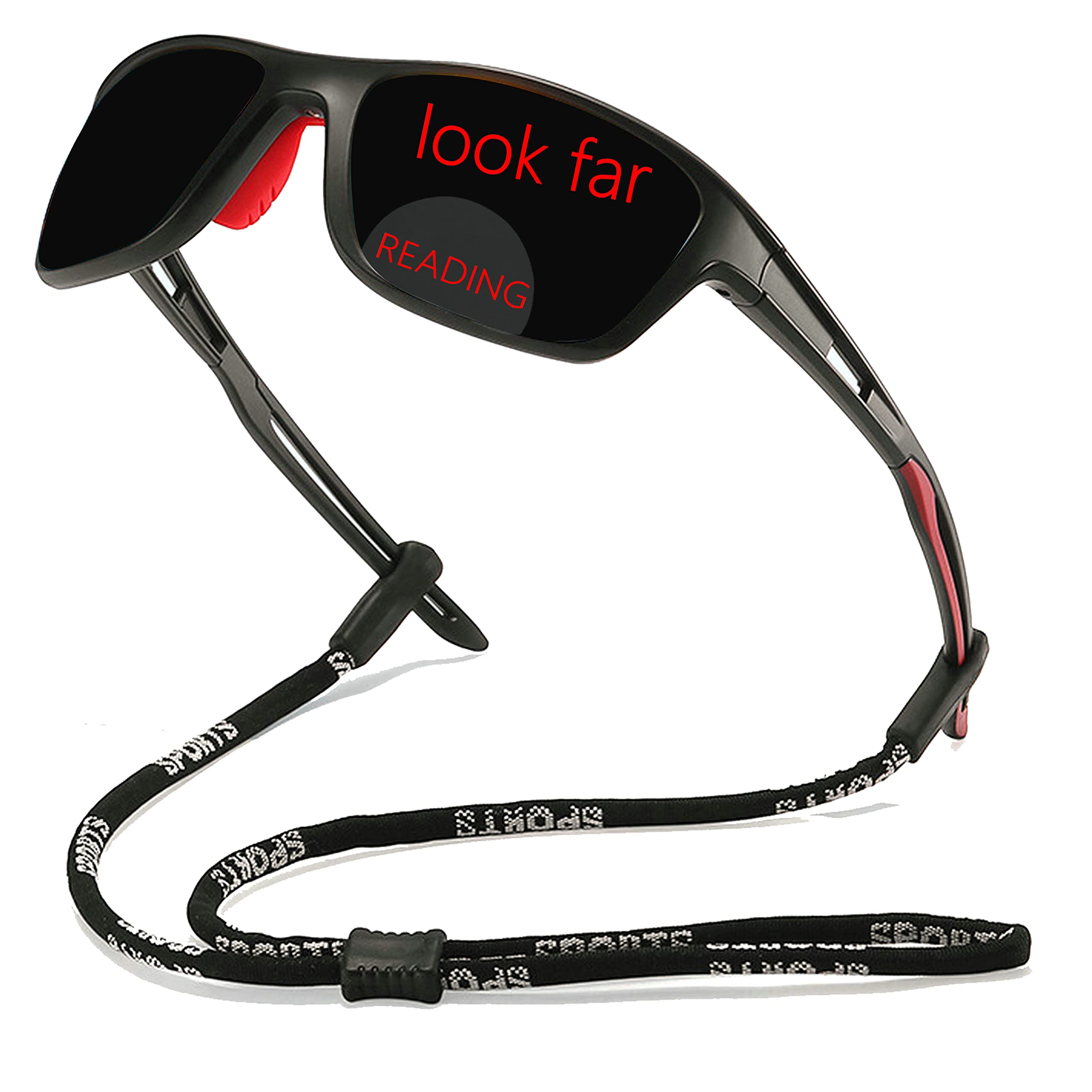 Bifocal Reading Sunglasses for Men & Women - UV Protection, Lightweight Wrap-Around Design for Sports, Cycling & Driving | Perfect for Outdoor Activities, Reading & Daily Use