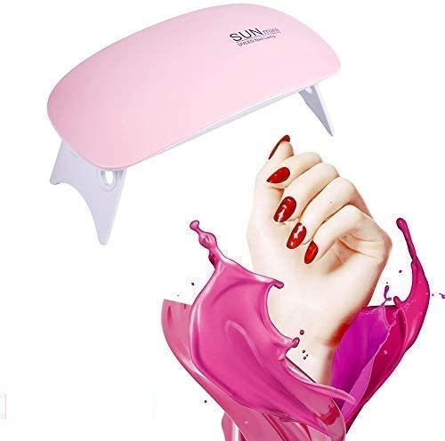 Professional UV LED Nail Dryer Lamp for Gel Polish - Fast Drying for Fingernails & Toenails - Home & Salon Use - Perfect for DIY Manicures, Pedicures & Nail Art Designs (1PC)