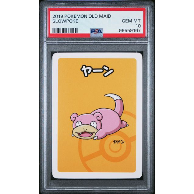 2019 Pokemon Japanese Old Maid Slowpoke PSA 10 Graded Card - Perfect for Collectors, Gaming & Investment
