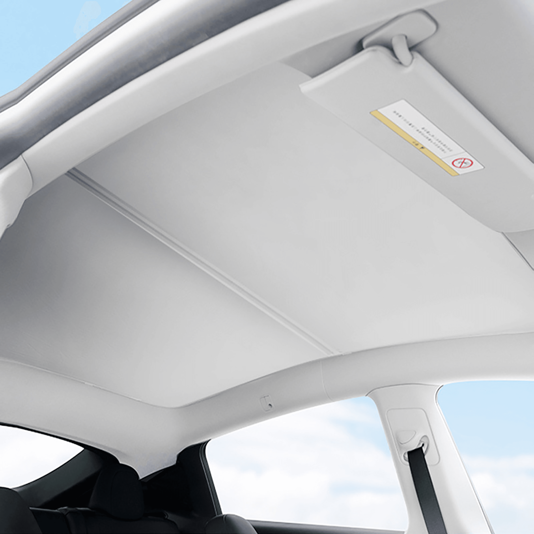 Premium Tesla Model Y Glass Roof Sunshade - UV Protection & Heat Reduction for Summer Driving | Perfect for Road Trips & Daily Commutes