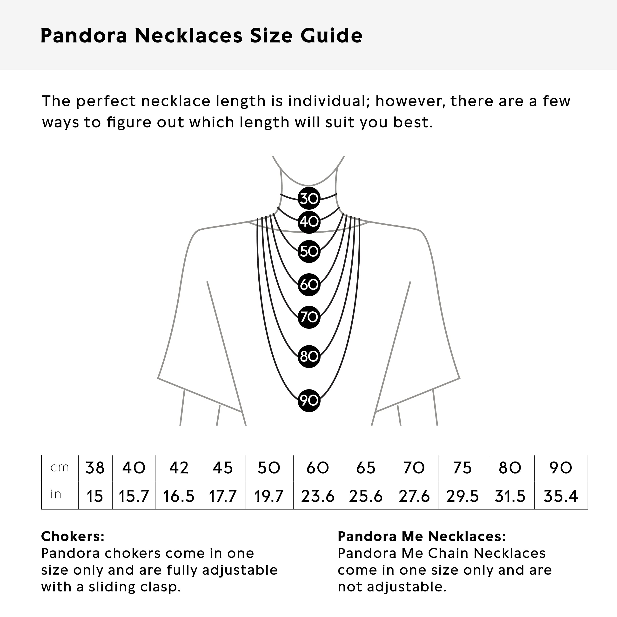 PANDORA Iconic Snake Chain Charm Necklace 590742HV - Elegant Silver Jewelry for Women, Perfect for Gifts, Anniversaries & Special Occasions