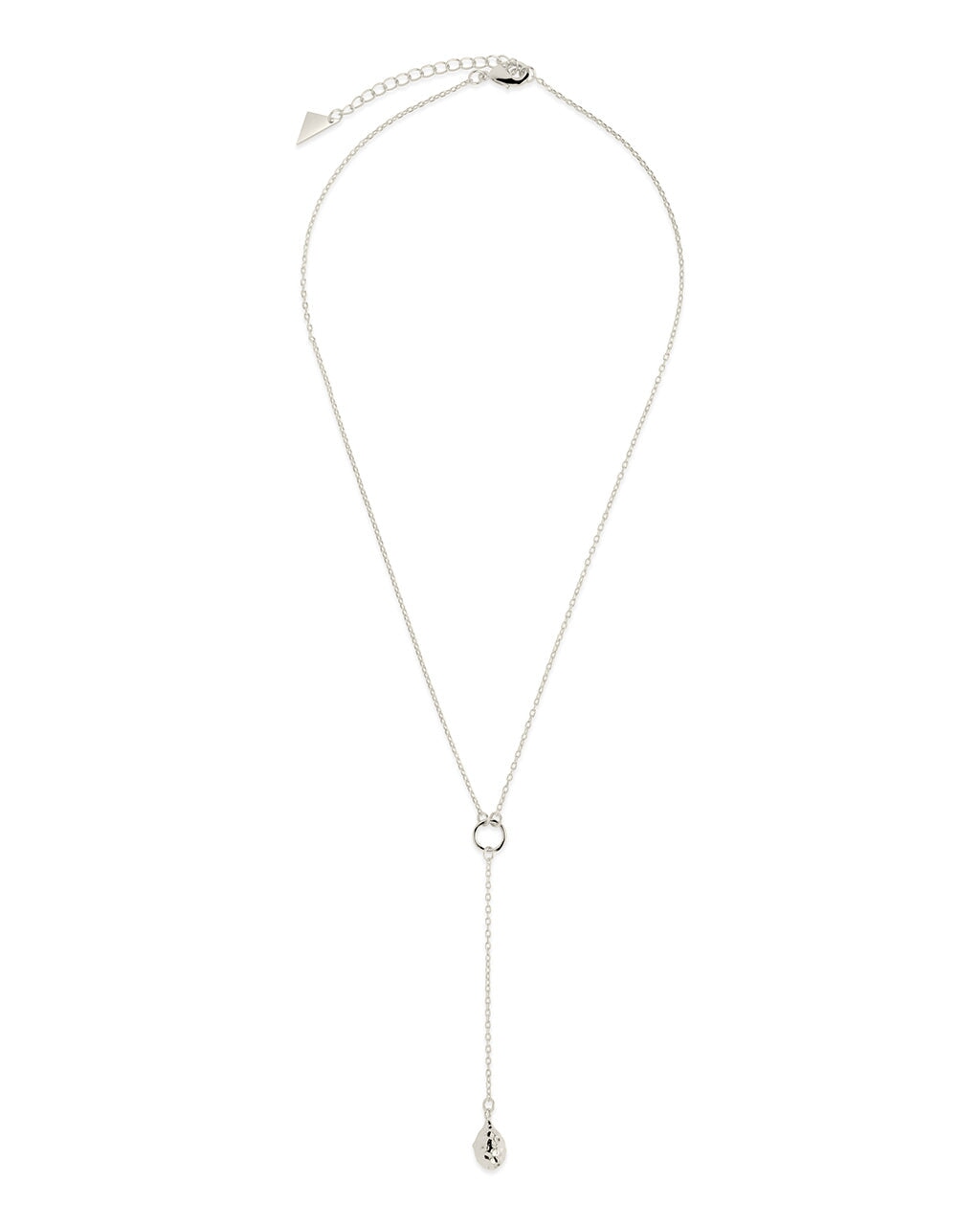 Lee Molten Metal Lariat Necklace for Women - Elegant Layered Gold Chain Statement Jewelry for Party, Date Night & Special Occasions