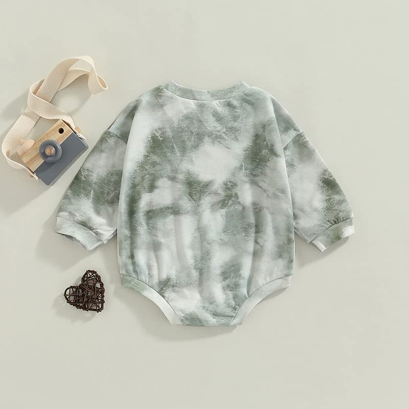 **FYBITBO Baby Romper - Oversized Unisex Onesie, Retro Sweatshirt Top for Boys & Girls | Cozy Fall & Winter Outfit for Infants | Perfect for Playdates, Family Photos & Holiday Events**