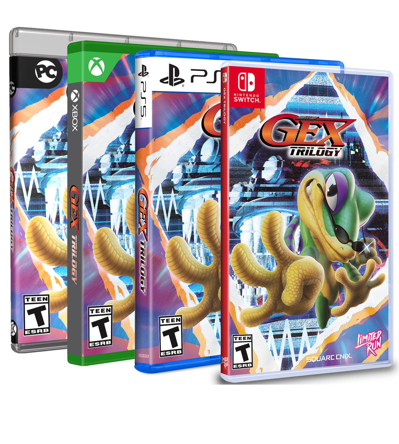 GEX Trilogy Standard Edition - Nintendo Switch, PS5, Xbox Series X|S, PC Game - Classic Platformer Adventure for Retro Gaming Enthusiasts - Perfect for Family Game Nights and Nostalgic Gaming Sessions