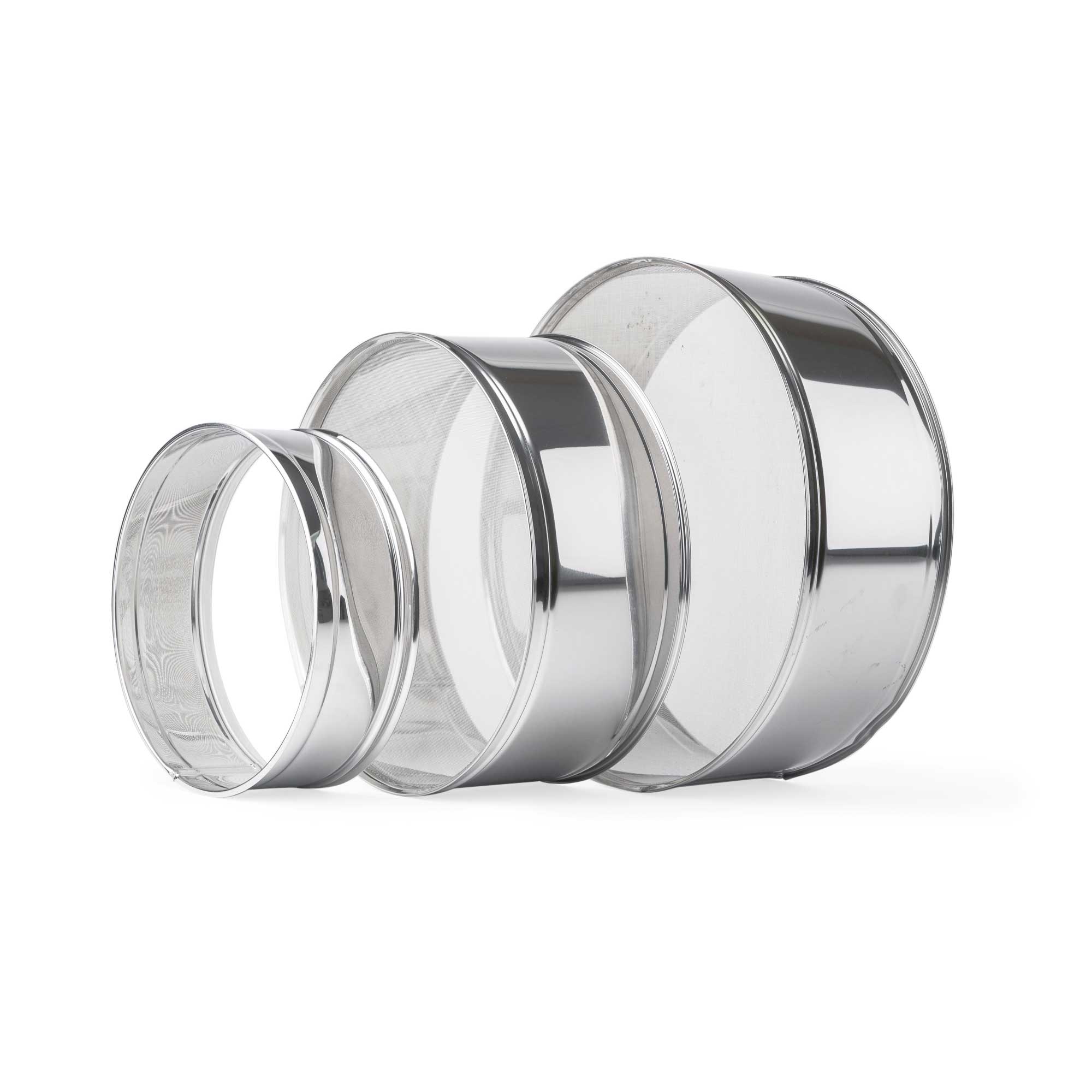 Premium Stainless Steel Flour Sifter - Fine Mesh Baking Sieve for Cake, Bread & Pastry Making - Ideal for Home Bakers & Professional Kitchens