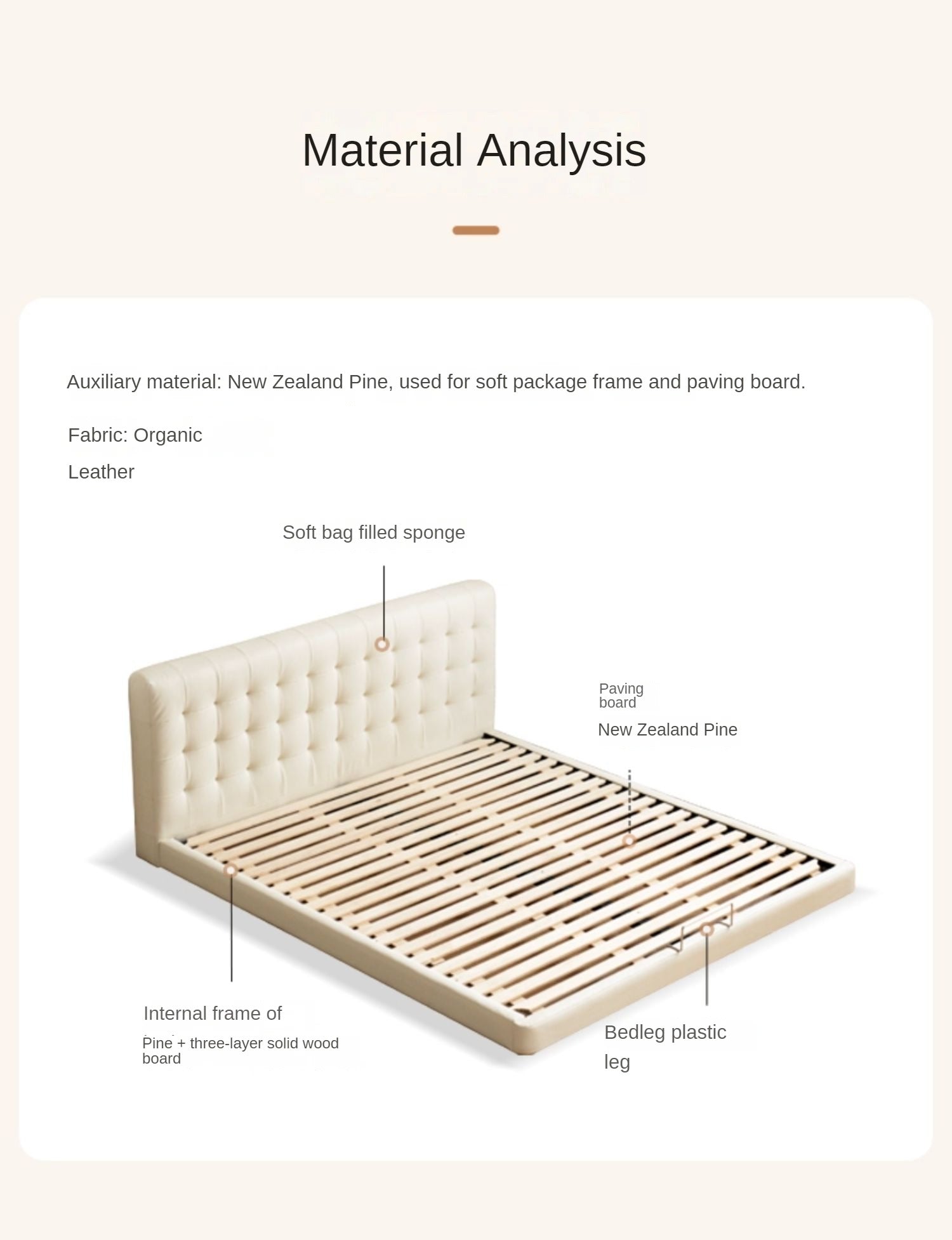 Organic Leather Art Floor Bed - Handcrafted Eco-Friendly Mattress for Adults & Kids - Perfect for Minimalist, Boho & Montessori Bedrooms