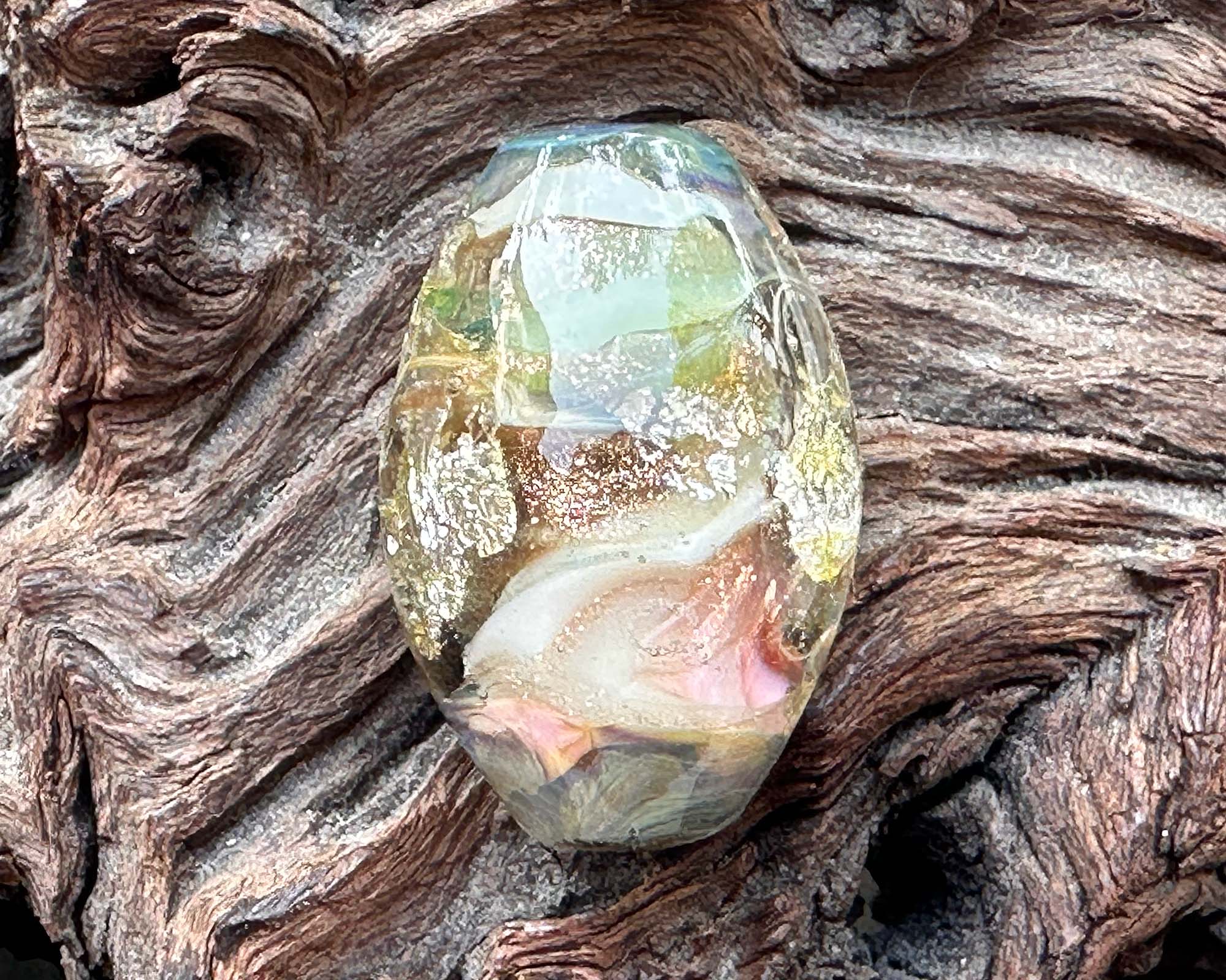 Handmade Organic Lampwork Focal Bead by Heirloom Metals - SRA Certified Artisan Glass Bead for Jewelry Making, DIY Crafts & Boho Accessories - Perfect for Necklaces, Bracelets & Earrings