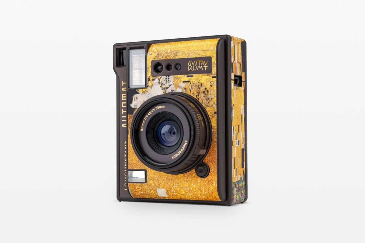 Lomography Lomo'Instant Automat Camera with Interchangeable Lenses - Klimt Gold Leaf Edition for Instant Photography, Travel & Creative Shots