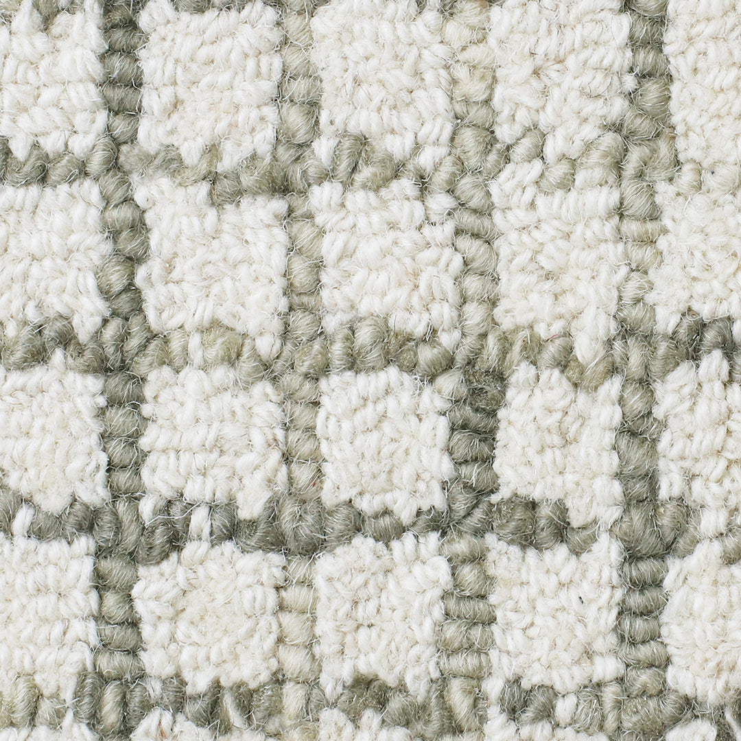 Elegant Criss Cross Silver Area Rug - Modern Geometric Pattern for Living Room, Bedroom & Office Decor