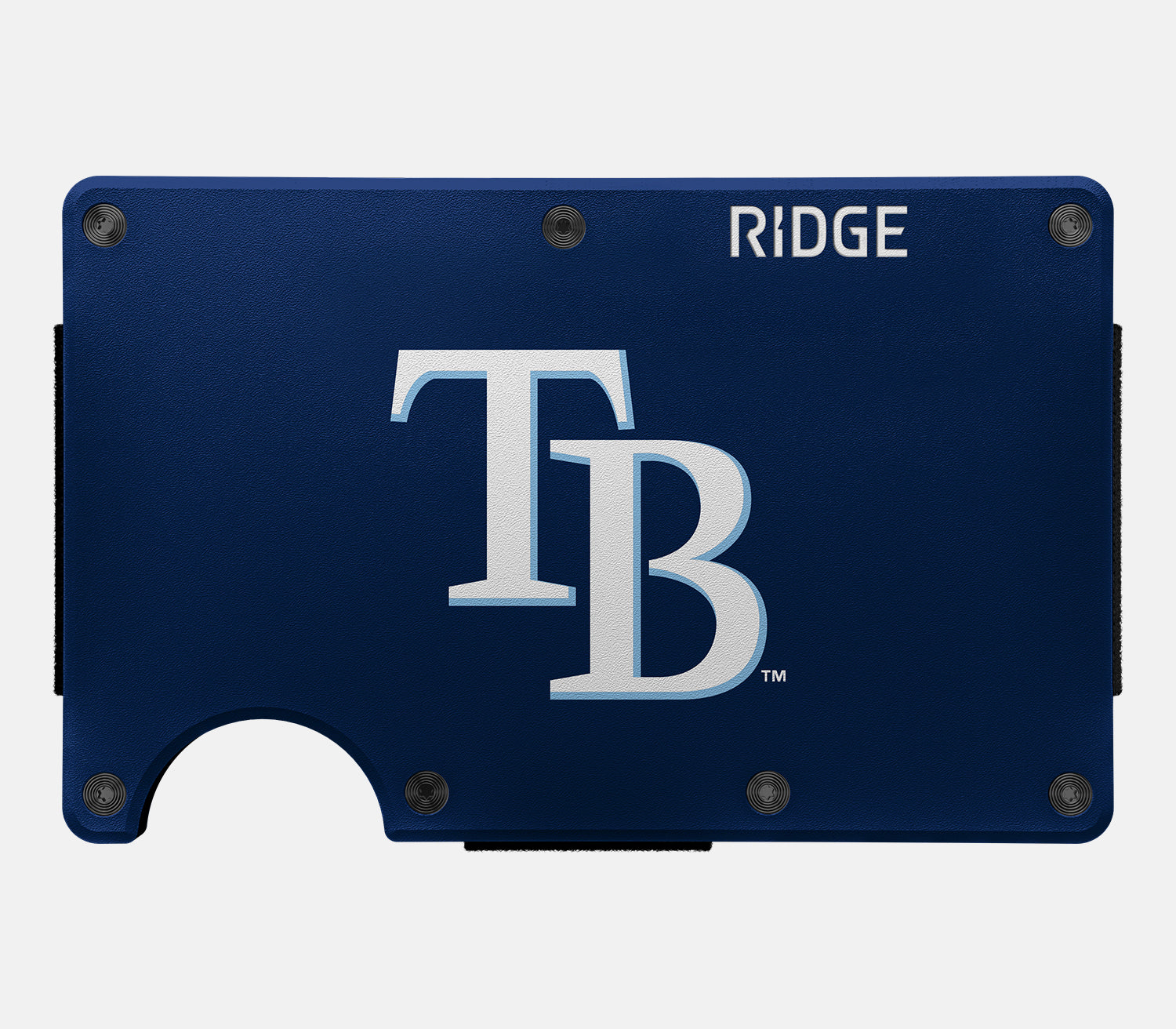 Ridge Wallet for Men - Slim Minimalist RFID Blocking Front Pocket Wallet - Tampa Bay Rays Edition | Perfect for Everyday Carry, Travel & Gifts