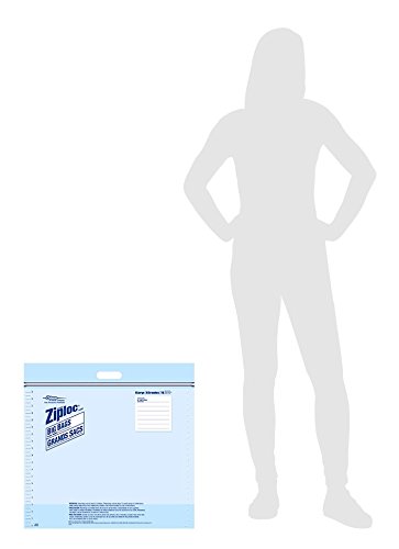 Ziploc Big Bag XL (4 Bags) - Extra Large Storage Bags for Food, Clothes & Travel - Airtight, Durable & Reusable - Perfect for Freezing, Organizing & Packing