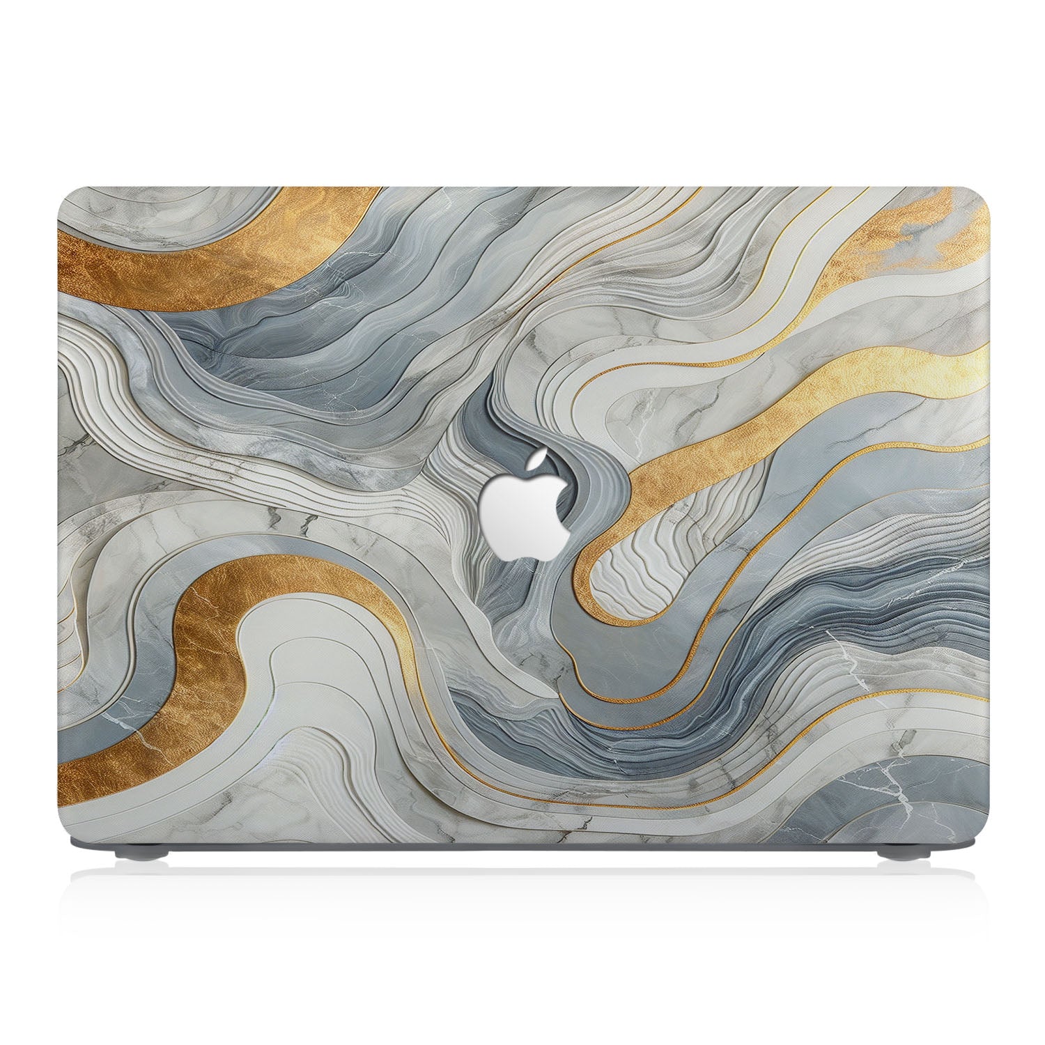Marble MacBook Case - Protective Cover for MacBook Air & Pro | Slim & Durable Shell for 13-inch & 15-inch Laptops | Perfect for Work, Travel & School Use