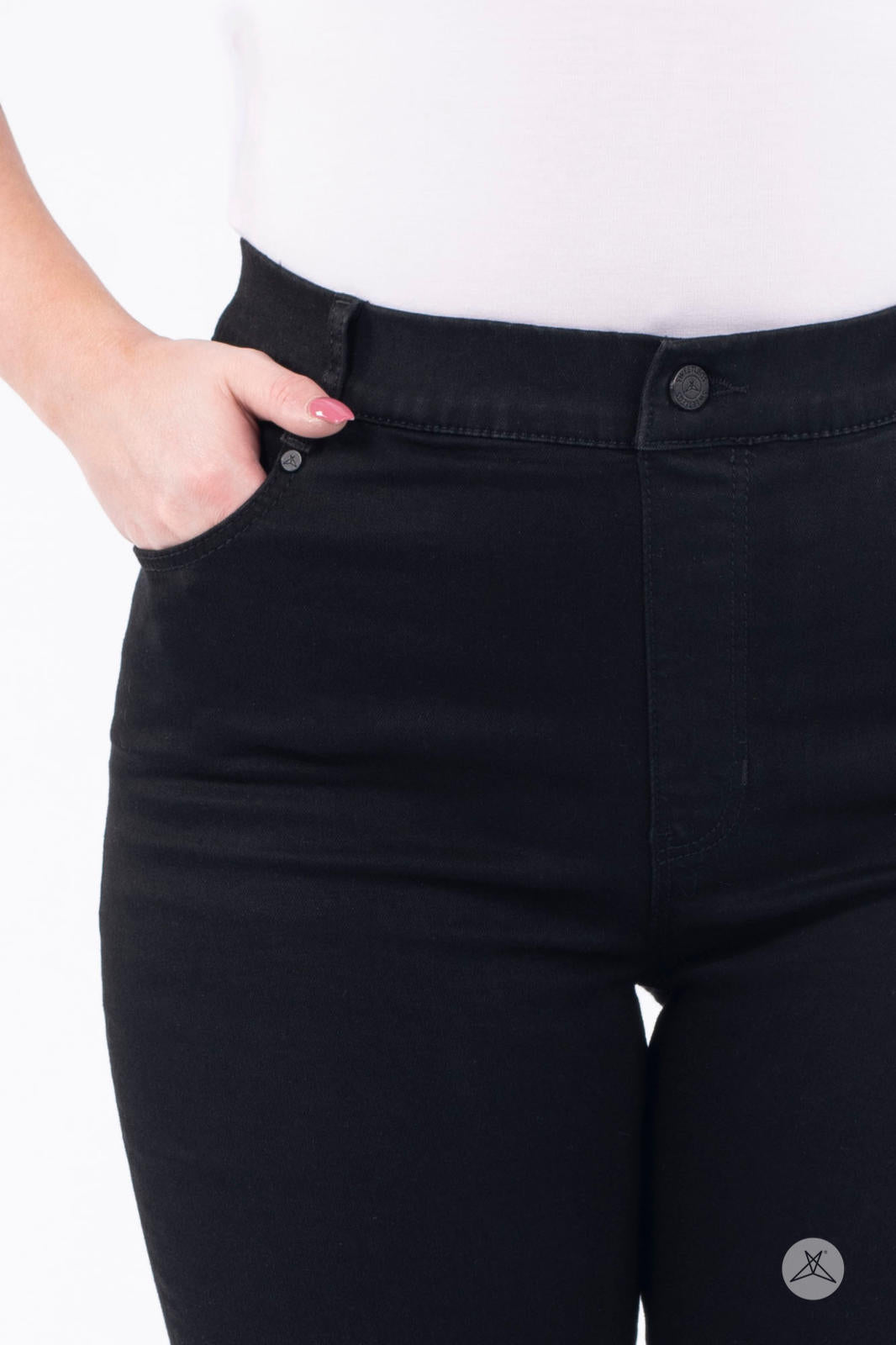 Anytime Jeggings Classic Black - Stretchy Comfortable Women's Leggings for Yoga, Workout & Everyday Wear