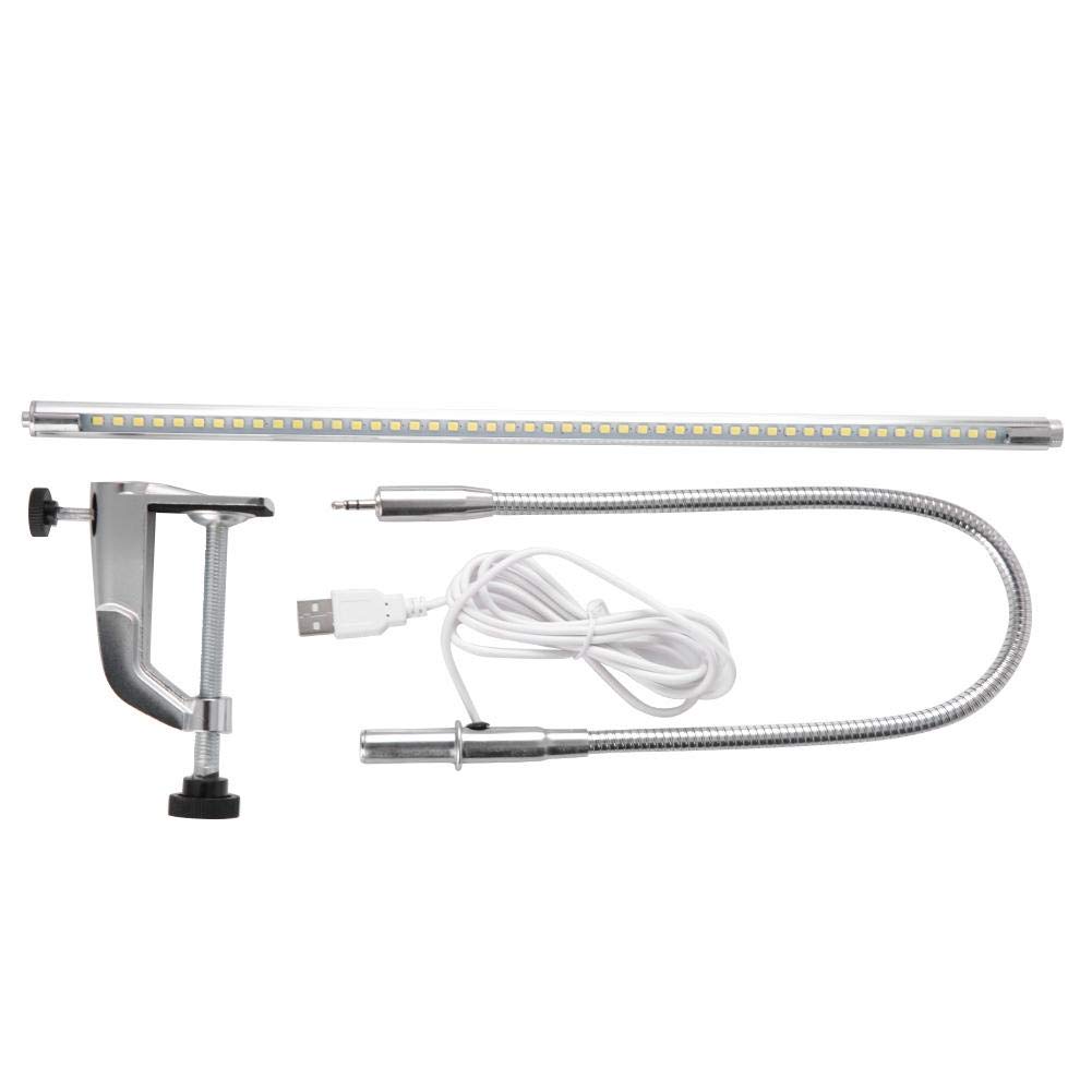 LED Clip Desk Light with USB Power - Adjustable Clamp Lamp for Manicure, Office & Home Workspace | Perfect for Nail Salons, Study Desks & Night Reading