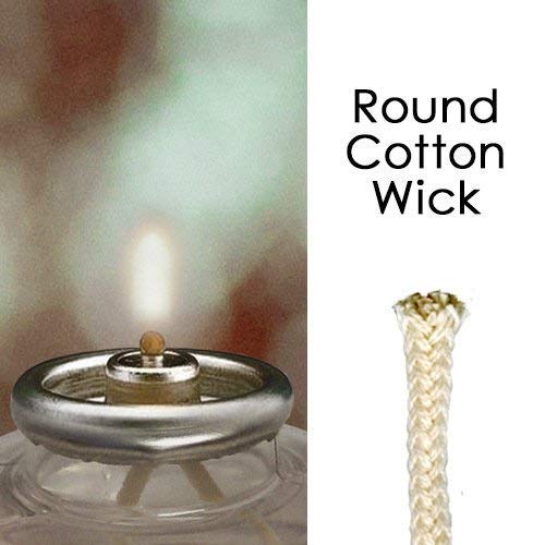 5-Pack Stainless Steel Thermal Tube Wick Holders with 5' 3/16