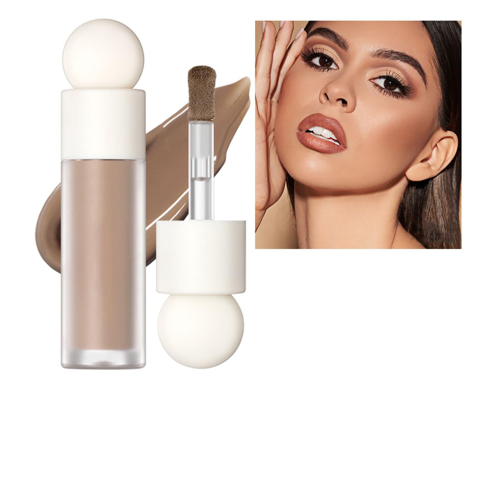Waterproof Liquid Contour Stick - Long Lasting Bronzer Makeup for Natural Face Contouring | Cream Bronzer for Smooth, Matte Finish | Perfect for Daily Wear, Special Occasions & Photography Makeup