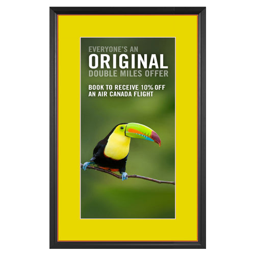 Designer Beveled Slide-In Picture Frames 30x36 for Posters & Artwork | 3-Wide Matboard | Perfect for Home Decor, Gallery Displays & Office Wall Art