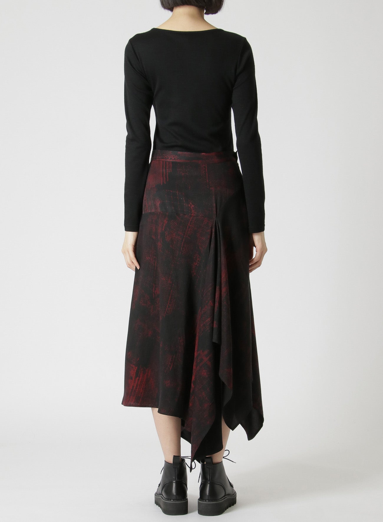 Stylish Cupro/Rayon Twill Asymmetric Flared Skirt for Women | Trendy High Waist A-Line Skirt | Perfect for Office, Party & Casual Outfits