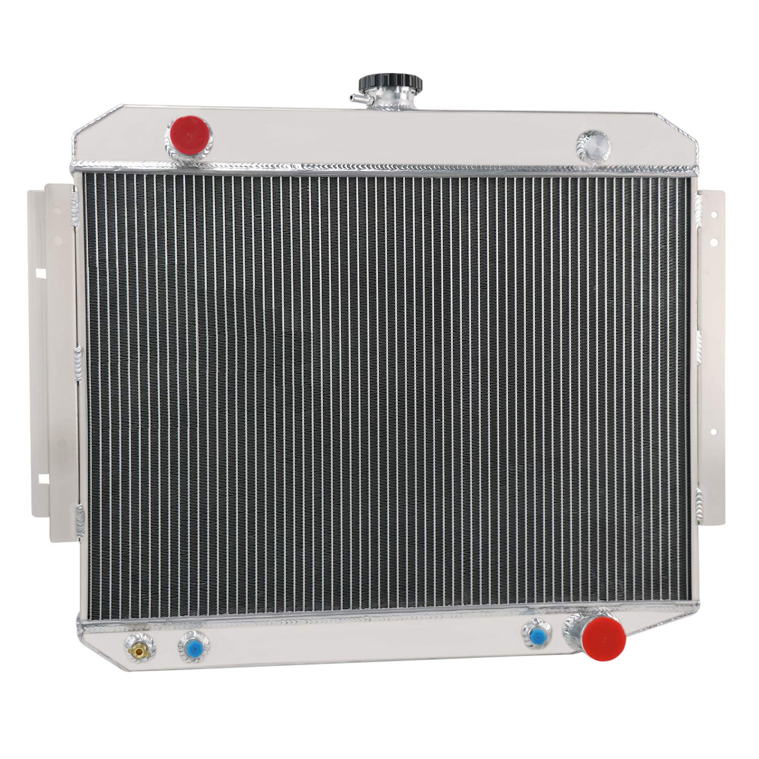 High-Performance Aluminum Radiator for 1970-1979 Dodge B100 B300 Challenger Charger Coronet D100-D300 Ramcharger W100-W300 & Plymouth Barracuda PB200 Satellite - Perfect for Engine Cooling & Off-Road Adventures