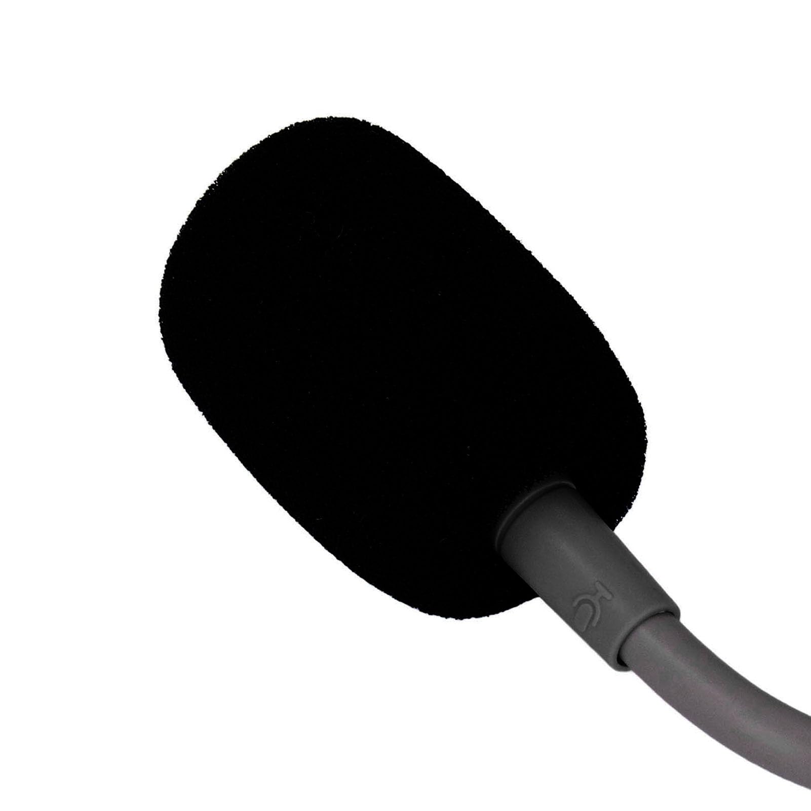 CCYLEZ 3.5mm Detachable Gaming Boom Mic Replacement - Noise Cancelling Microphone for Wireless Gaming Headsets with Flexible Bendable Arm - Crystal Clear Voice Pickup (Black) | Perfect for PC Gaming, Streaming, Zoom Calls & Online Meetings