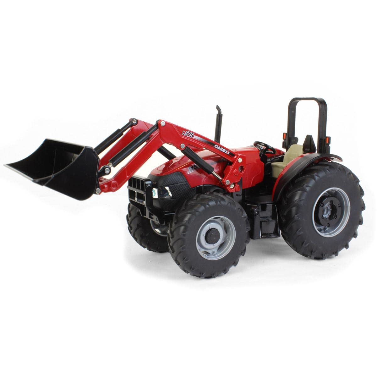 Case IH 1/16 Scale Farmall 115A Tractor with L575 Loader Toy Model - Diecast Collectible for Display, Farming Enthusiasts & Kids Play
