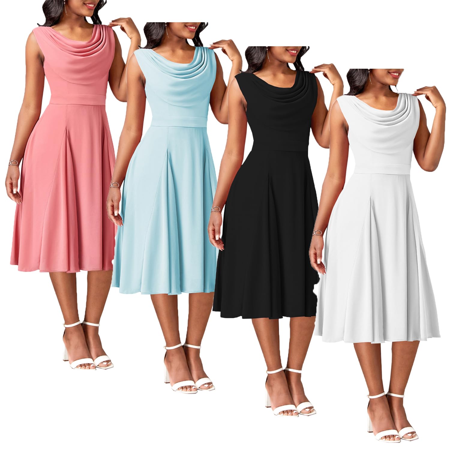 LightlyKiss Women's Summer Short Sleeve Blouse - Elegant Casual & Formal Tops for Wedding Guest, Church, Office Work | Breathable Comfort for Warm Weather