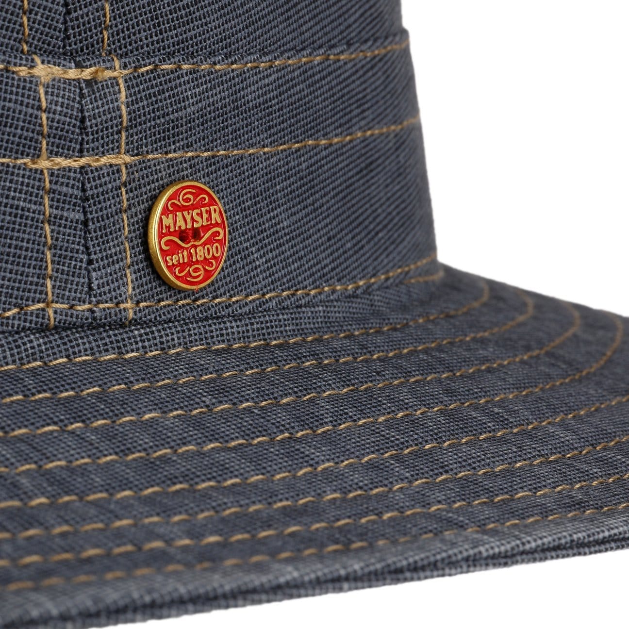 Mayser Sheridan Savona Traveler Cloth Hat - Lightweight & Breathable Sun Hat for Men & Women - Perfect for Beach, Hiking, and Outdoor Adventures