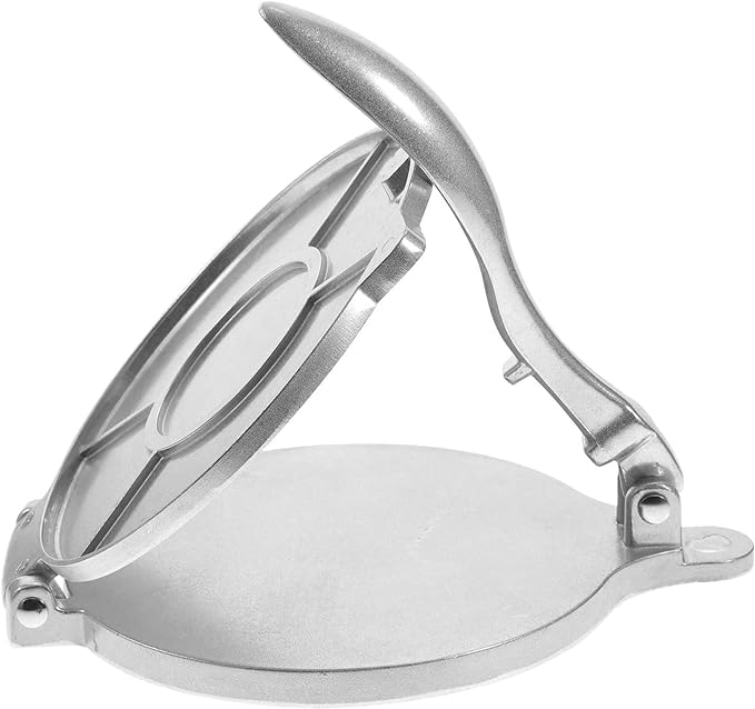 6 Inch Aluminum Tortilla Press - Flatbread Maker for Tortillas, Quesadillas, Pizzas, Roti, Chapati & Empanadas | Heavy Duty Dough Press for Mexican, Indian & Italian Cuisine | Perfect for Home Cooking & Restaurant Use