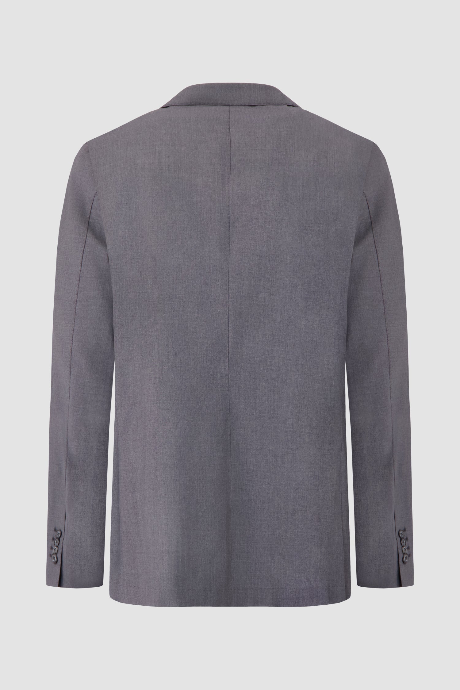 Barba Napoli Grey Long Suit for Men - Premium Wool Business Suit for Formal Occasions, Weddings & Office Wear