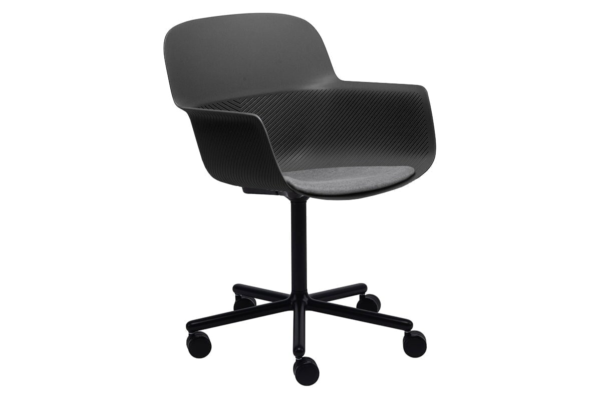 Tommy Tub Plastic Chair with Swivel Base - Durable Outdoor & Indoor Seating for Patio, Poolside, and Garden Relaxation