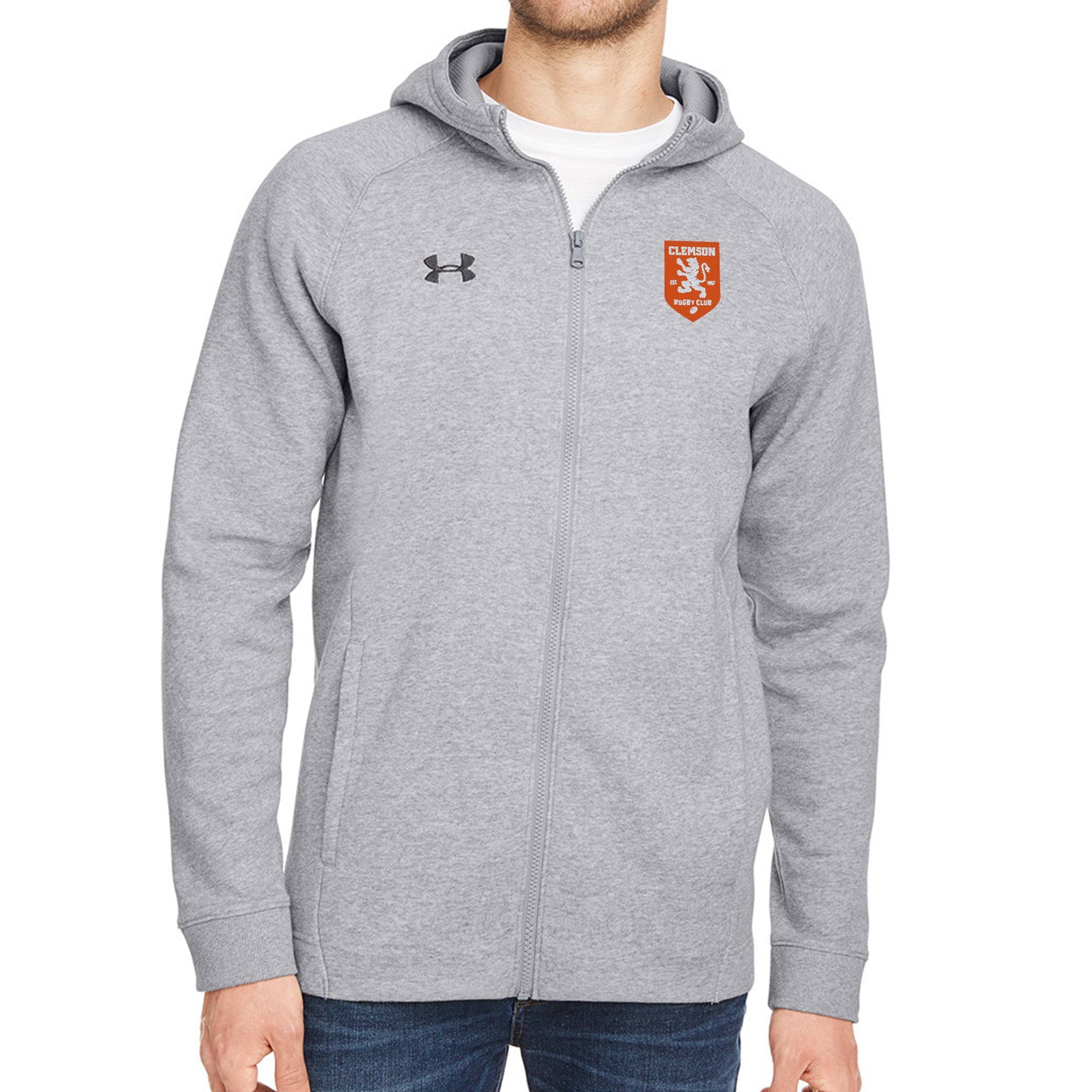 Clemson Tigers Rugby Zip-Up Hoodie for Men & Women - Comfortable & Stylish Pullover for Game Day, Casual Wear & Outdoor Activities