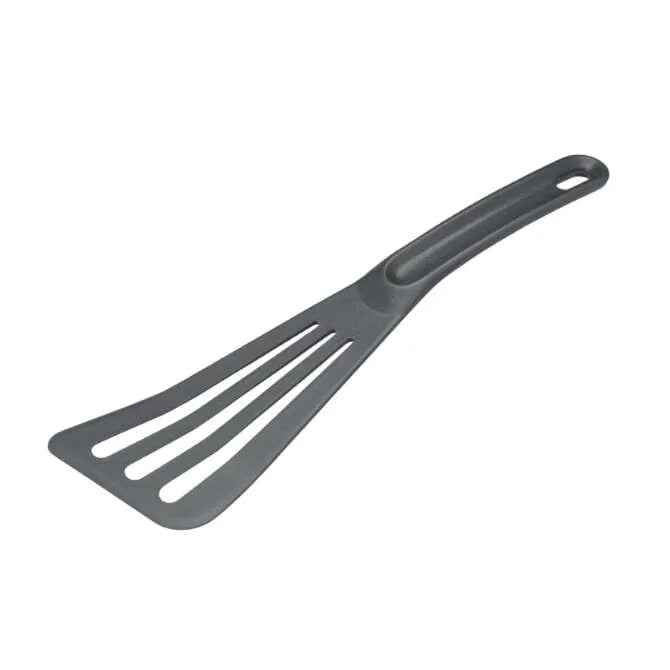 12-Inch Slotted Spatula - Stainless Steel Kitchen Turner with Wooden Handle - Perfect for Flipping Pancakes, Burgers & Eggs - Non-Slip Grip for Safe Cooking