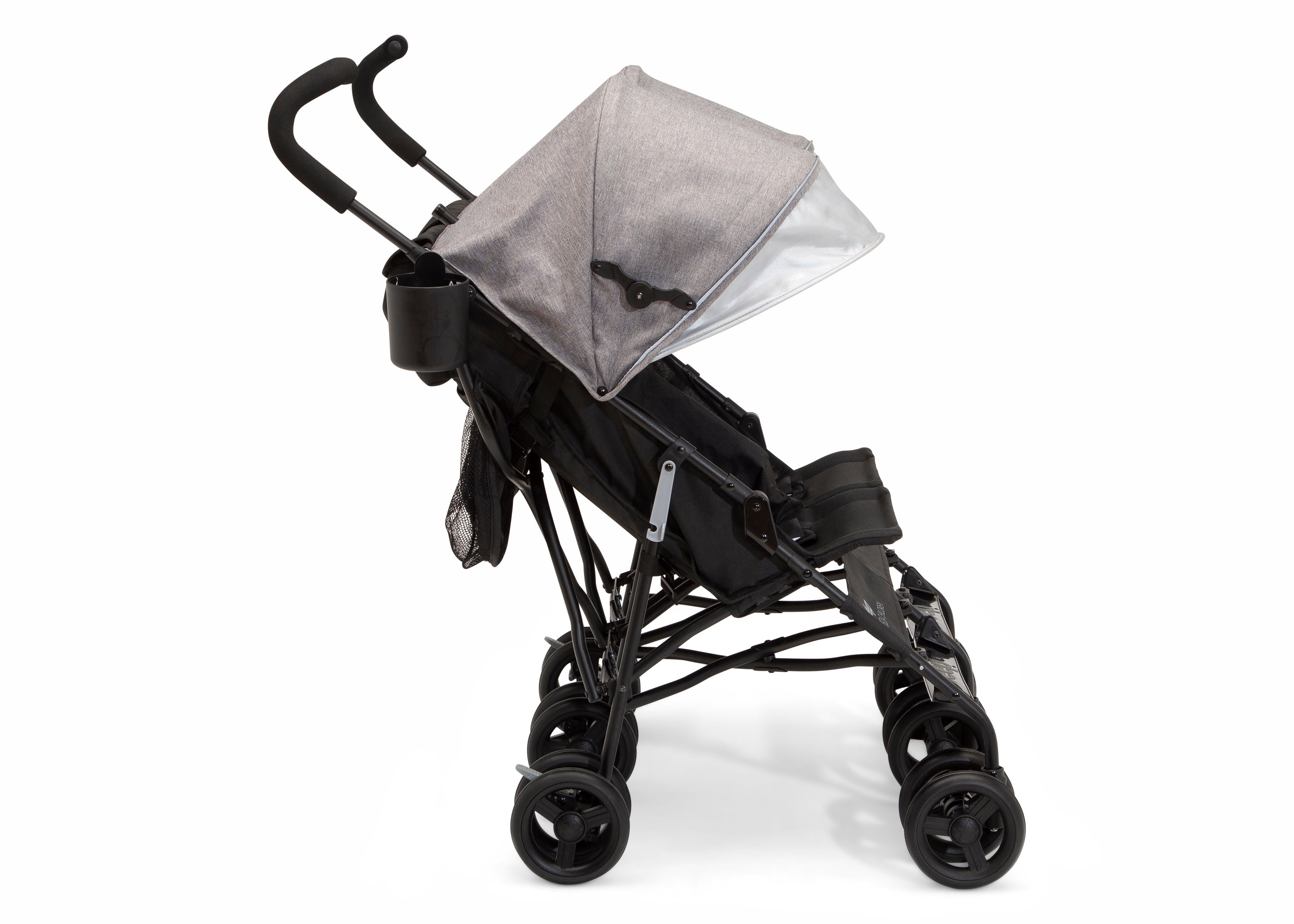 PowerGlyde Side by Side Double Stroller - Lightweight Compact Tandem Baby Stroller for Twins & Siblings - Perfect for Shopping, Travel & Outdoor Adventures
