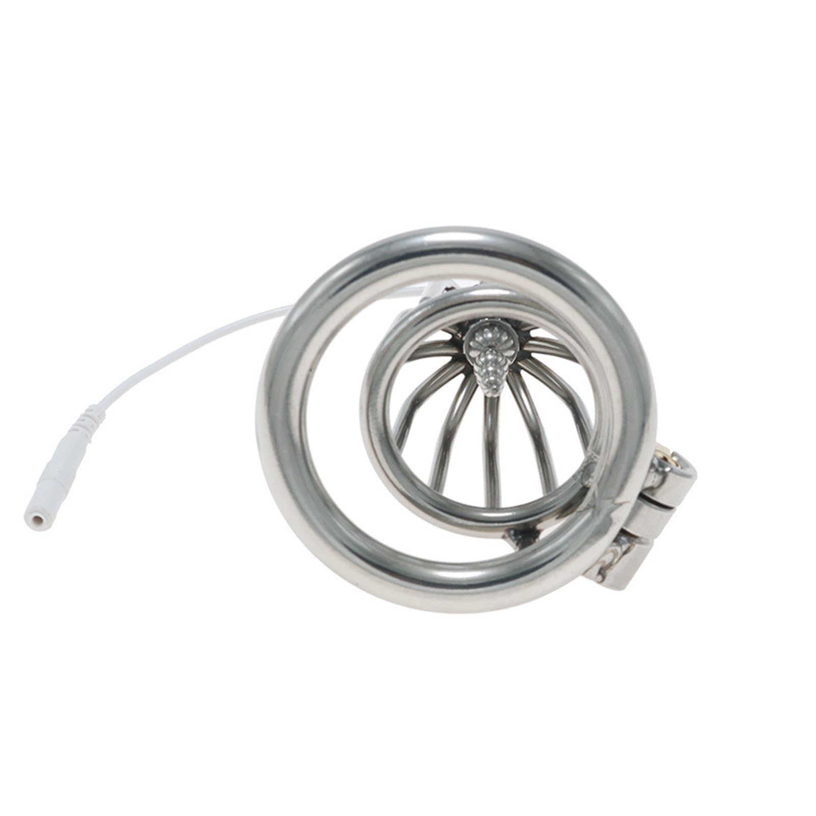 Electric Shock Hollow Chastity Lock Device - Men's Anal Plug Set for BDSM Play & Adult Toys - Perfect for Couples Bondage, Role Play & Sensation Exploration