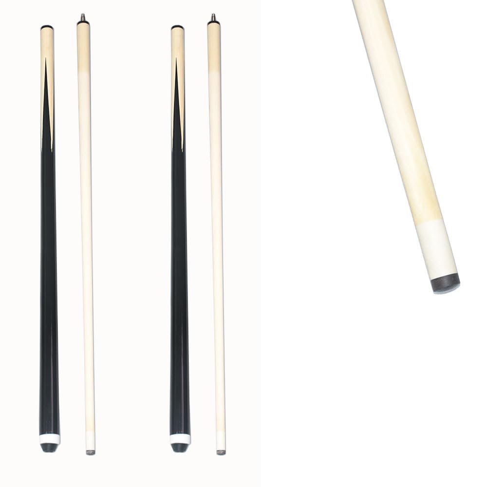 58 Inch 19oz 2-Piece Hardwood Billiard House Cue Sticks - Durable Pool Cue for Home Game Rooms and Professional Play
