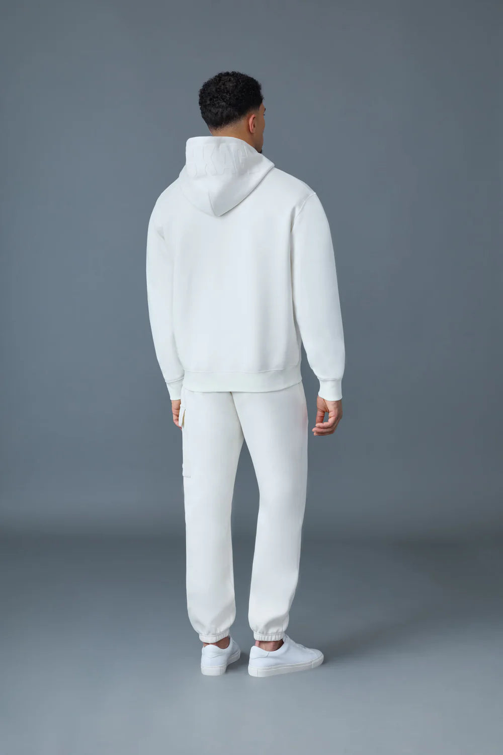 MACKAGE Kolton Double Face Jersey Logo Hoodie for Men & Women - Soft Fleece-Lined Pullover with Embroidered Logo - Perfect for Casual Wear, Gym & Outdoor Activities