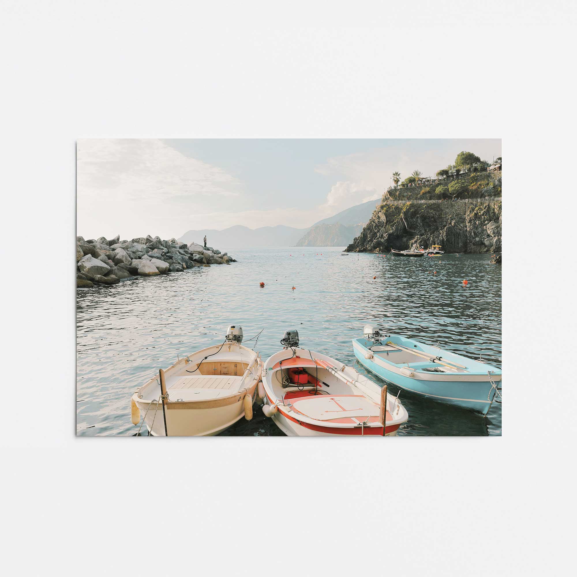 Dockside Dreams Print - Coastal Wall Art Decor for Beach House, Living Room & Bedroom | Nautical Themed Home Decor for Seaside & Ocean Lover Gifts