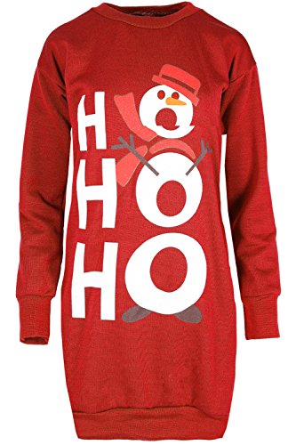 Hohoho Snowman Red