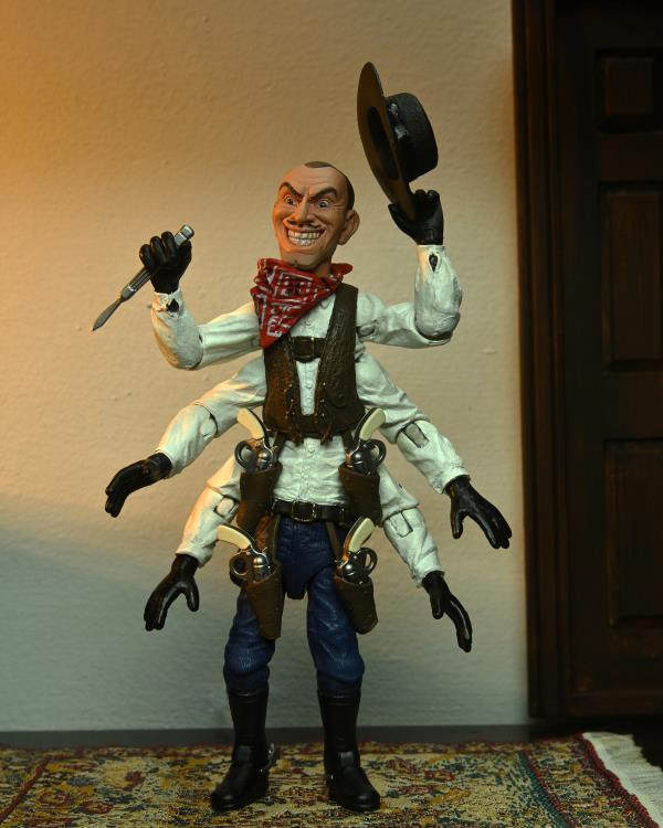 Puppet Master Ultimate Six Shooter & Jester Two Pack Action Figure Set - Horror Movie Collectibles for Display & Role Play Scenes