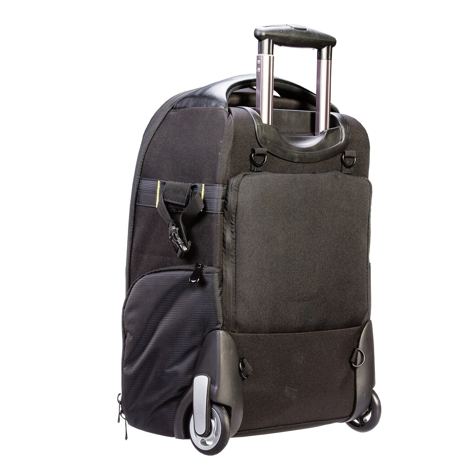 PhotoSEL Waterproof 17-Inch DSLR Camera Backpack - Convertible Roller Bag for SLR/DSLR Cameras & Lenses, Fits Laptop, Airplane Carry-On Compatible, All-Weather Protection (BG504) - Perfect for Travel, Photography Trips & Outdoor Adventures
