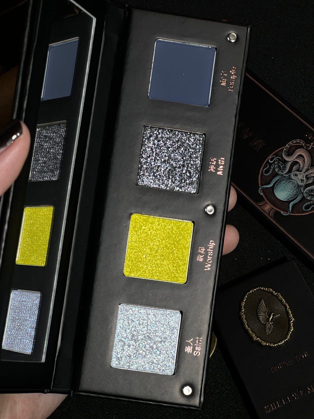 Shellwe Makeup Dove's Palette - Matte Satin Shimmer Chameleon Quad Eyeshadow Palette | Long-Lasting Pigmented Eye Shadow for Day & Night Looks | Perfect for Parties, Weddings & Special Occasions